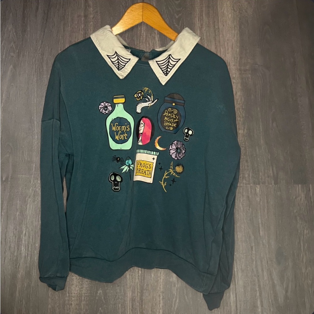 Disney Nightmare Before‎ Christmas Potion Graphic Sweatshirt M
